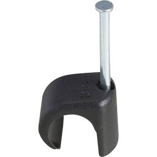Clips Rund 5-7 Sort Søm 20Mm Schneider Electric