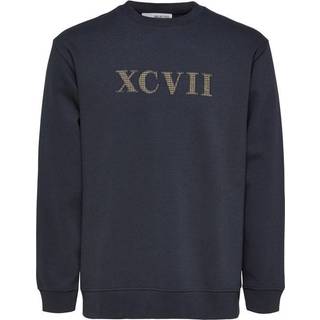 SLHRELAXCALLUM EMB CREW NECK SWEAT