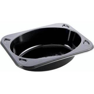 Bakke plastbakke 395mlCPET 1-rums standard serie biret sort