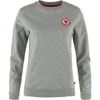 Fjällräven Women's 1960 Logo Badge Sweater Grey-Melange, S