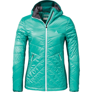 Schöffel Women's Hybrid Jacket Stams Syntetisk jakke Damer størrelse 42 farve turkis