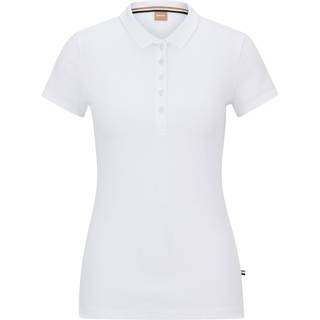 Poloshirt i bomuldspiqué med logo