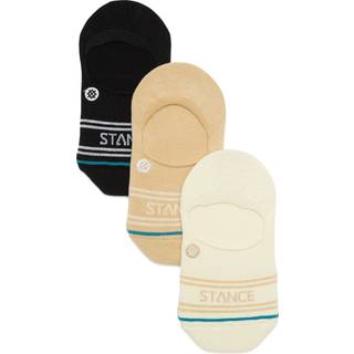 Stance Basic 3 Pack No Show Socks - L - cream