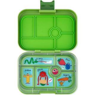 Yumbox Madkasse - Original - 6 rum - Matcha Green/Funny Monsters