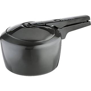Hawkins Futura 3 liter trykkoger Hårdt anodiseret indre lågtryk komfur Pan -komfur sort (FP30)