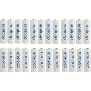 Panasonic eneloop AA / R06 (24 stk.) miljøvenlige genopladelige batterier - 2100 opladninger