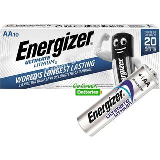 Energizer Lithium AA batterier L91, 10 stk pakning