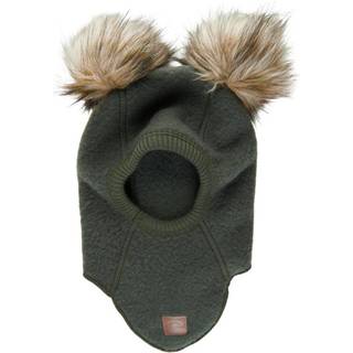 Mikk-Line - Wool Fullface w. Pom Pom - Forest Night - 62/68