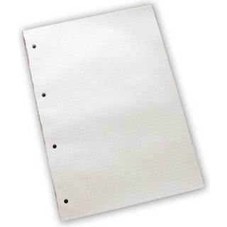 5-Pak Standardblok (side-limet) - A4 kvadreret - 100 sider