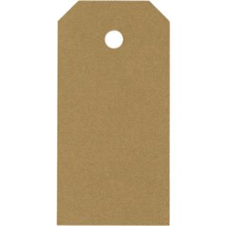 Guld Manilamærker 4x8 cm - 20 stk. af 250 g papir