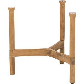 Cane-Line - Twist Soffbord Ø 45, Black Ceramic - Udendørs sofaborde - byKATO - Sort - Naturmateriale/Træ