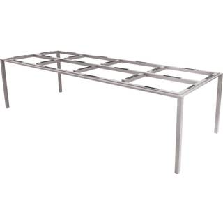 Cane-Line - Pure spisebordsfod 280X100 cm - Lava Grey/bordplade 280X100 cm - Pure - Nero Black - Udendørs spiseborde - Sort