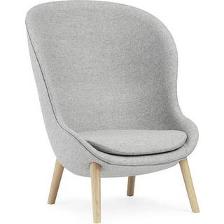 Normann Copenhagen Hyg Lænestol Høj Eg/Brandy Læder