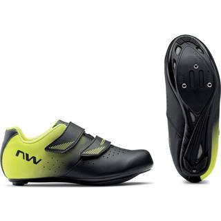 Northwave Core Junior Racer Cykelsko Sort/Gul - Skostørrelse 33