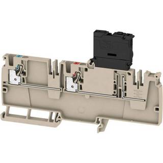 Weidmüller Push in distributionsklemme 4mm² beige