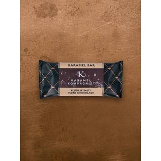 Karamel Kompagniet Karamel Bar Fløde & Salt i Mørk Chokolade 50g