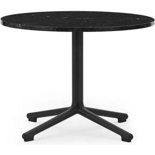 Normann Copenhagen - Lunar Coffee Table H45 Ø60 cm Black Alu