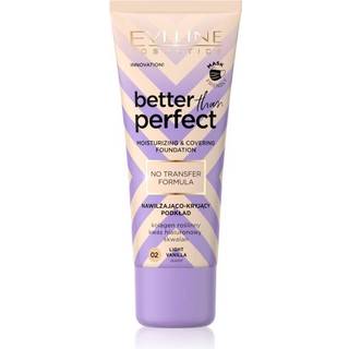 Eveline Cosmetics Better than Perfect Foundation med høj dækkeevne  med fugtgivende virkning Skygge 02 Light Vanilla Warm 30 ml - 30 ml
