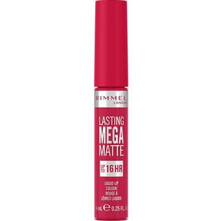Rimmel Lasting Mega Matte Mat flydende læbestift 16t Skygge Fuchsia Flush 7,4 ml - 7,4 ml