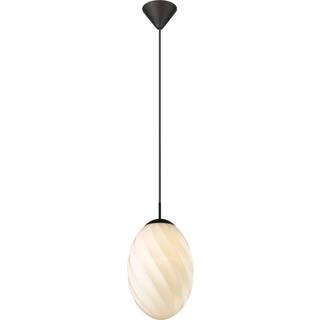 Halo Design Twist Oval Pendel  Ø25 Opal/Sort