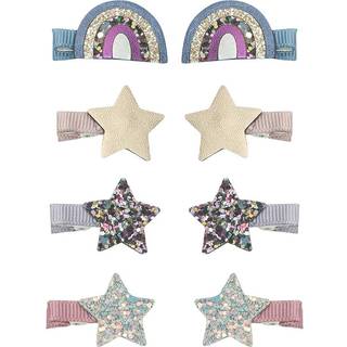 Mimi & Lula 8 hårclips - Mini Over the Rainbow Ziggy