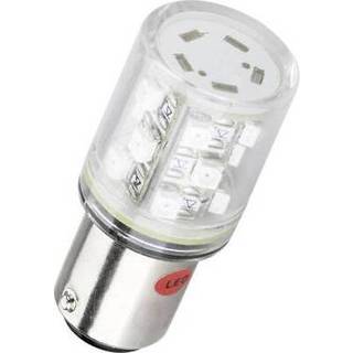 Barthelme LED-signallampe BA15d Gul 24 V/DC, 24 V/AC 10
