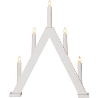 Star Trading - Advent Candlestick Albo - White - 41 cm