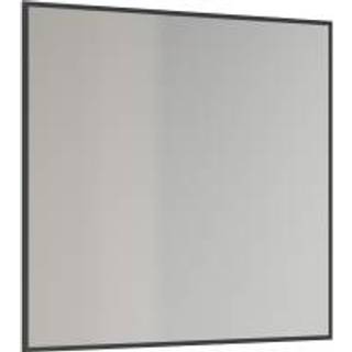 Scanbad Select spejl med sort ramme, 70,4 x 80,4 cm