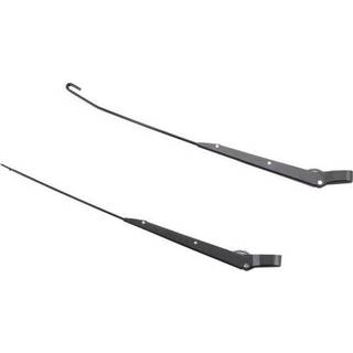 Viskerarm båd TMC Heavy Duty, med krogmontering, sort, 304 - 457 mm (12" - 18")