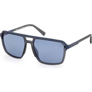 Timberland TB9301 Polarized 27D 60 Solbriller Mænd Blue - Transparent Grey Blue - 60mm