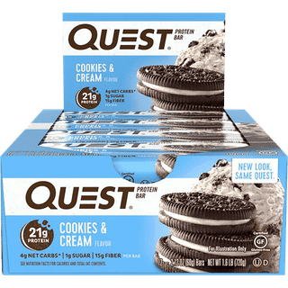 Quest proteinbars med højt fiberindhold (12 x 60 g)
