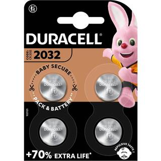 Duracell knapcellebatteri 3V CR2032 - 4-pak