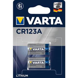 Varta Litiumbatteri CR123A 2-pakke
