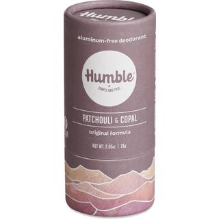 Ydmyge mærker Original formel Plastfri aluminiumfri deodorant Langvarig lugtkontrol med bagepulver og æteriske olier Patchouli & Copal