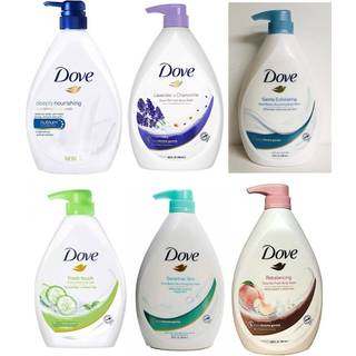 Dove Go Fresh Shower Gel Body Wash Lavendel og Kamille 33,8 ounce pumpeflaske