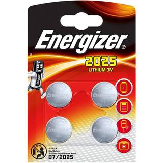 Energizer Lithium CR2025 Batterier (4 Stk. Pakning)