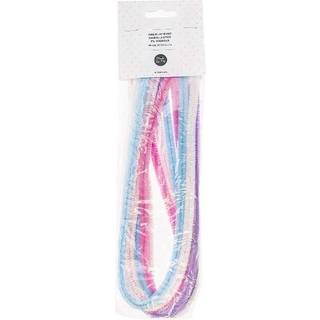 Chenilledraht-Mix 50cm 10 Stück - Pastell