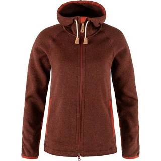Fjällräven Övik Fleece Hoodie Women-autumn leaf-M