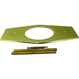 WestBrass One-hullers ombygningsplade til Moen og Delta polerede messing D502-03