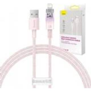 Baseus - Fast Charging cable USB A to Lightning Explorer Series 1m 2 4A pink