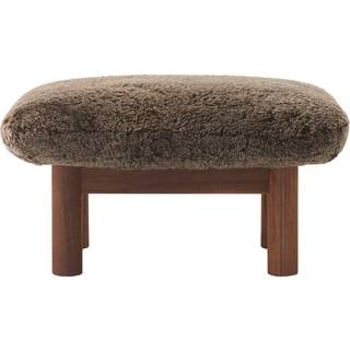 Audo Brasilia Ottoman Brun (Sheepskin Root) Walnut