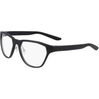 Nike Unisex NIKE 7400 001 Optiske stel Acetat Sort-opaque Geometrisk