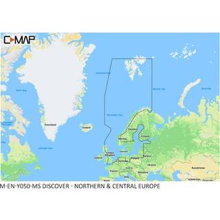Elektronisk søkort C-MAP Discover - Nord- &amp; centraleuropa