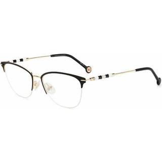 Carolina Herrera Kvinde CH 0038 RHL Optiske stel Metal Guld / Sort Rund