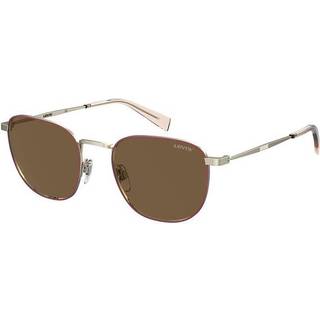 Levi&#39;s LV 1029/S 6K3/70 54 Solbriller Mænd Guld - Burgundy Gold - 54mm
