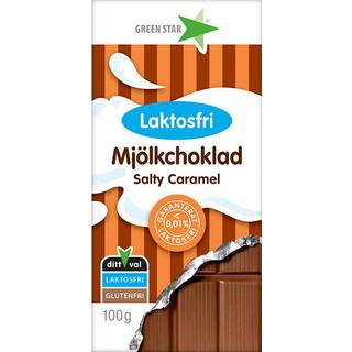 Green Star Vegan Mælkechokolade Saltkaramel Laktosefri & Glutenfri