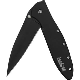 Leek foldekniv, sort