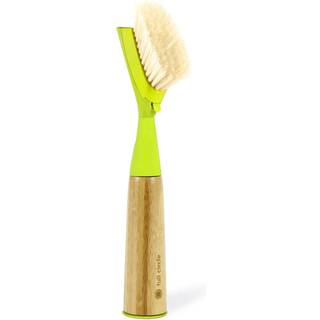 Fuld cirkel skylder op SOAP Dispensing Dish Børste med bambushåndtag 3 oz