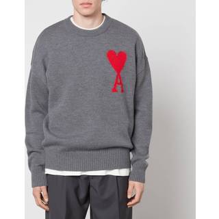 Ami Paris Ami de CÅur wool sweater - grey - XL