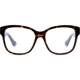 Gucci Kvinde GG0038ON 003 Optiske stel Acetat Havana/Blå Firkantet